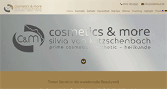 Desktop Screenshot of cosmetics-more.de